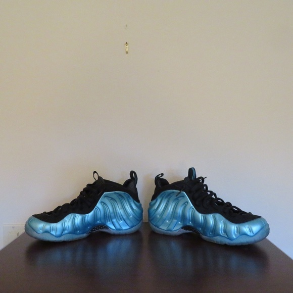 Air Foamposite Pro Electric Blue Size 10 VNDS - Picture 5 of 6